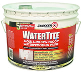 ZINSSER WATERTITE Mold & Mildew-Proof 5003 Waterproofing Paint, White, 3 gal Pail